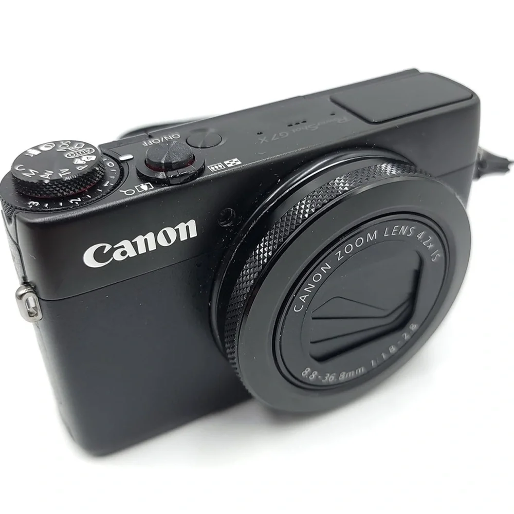 Canon Black Digital Camera Sleek Design High-Quality Imaging